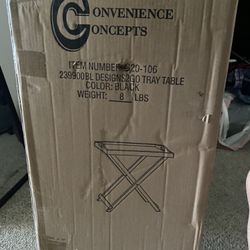 Convenience Concepts Designs2Go Tray Table, Black