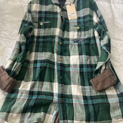 NWT Scotch And Soda Casual Button Down Shirt- Sz. L