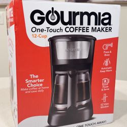 Gourmia One-Touch Coffee Maker 12-Cup