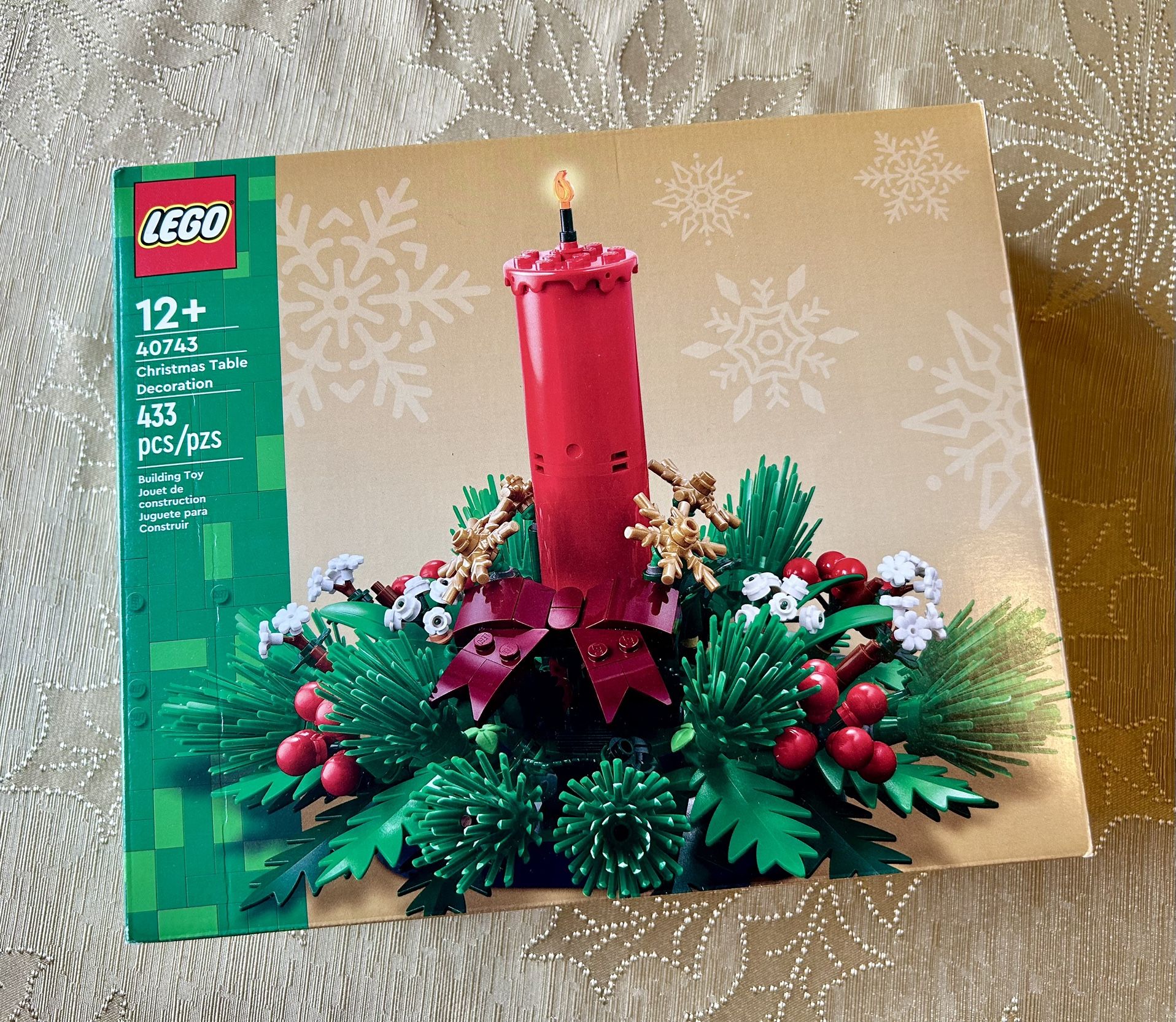 LEGO 40743 Christmas Candle Holiday Table Decoration Botanical New Sealed