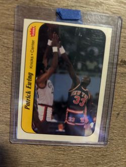 Patrick  Ewing rookie card 1986