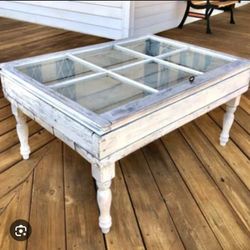 Vintsge Window Coffee Table