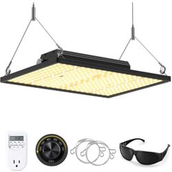 New! LED Grow Light, 300 LEDs Grow Lights Full Spectrum Dimmable 3.3x3.3ft Coverage Plant Grow Light