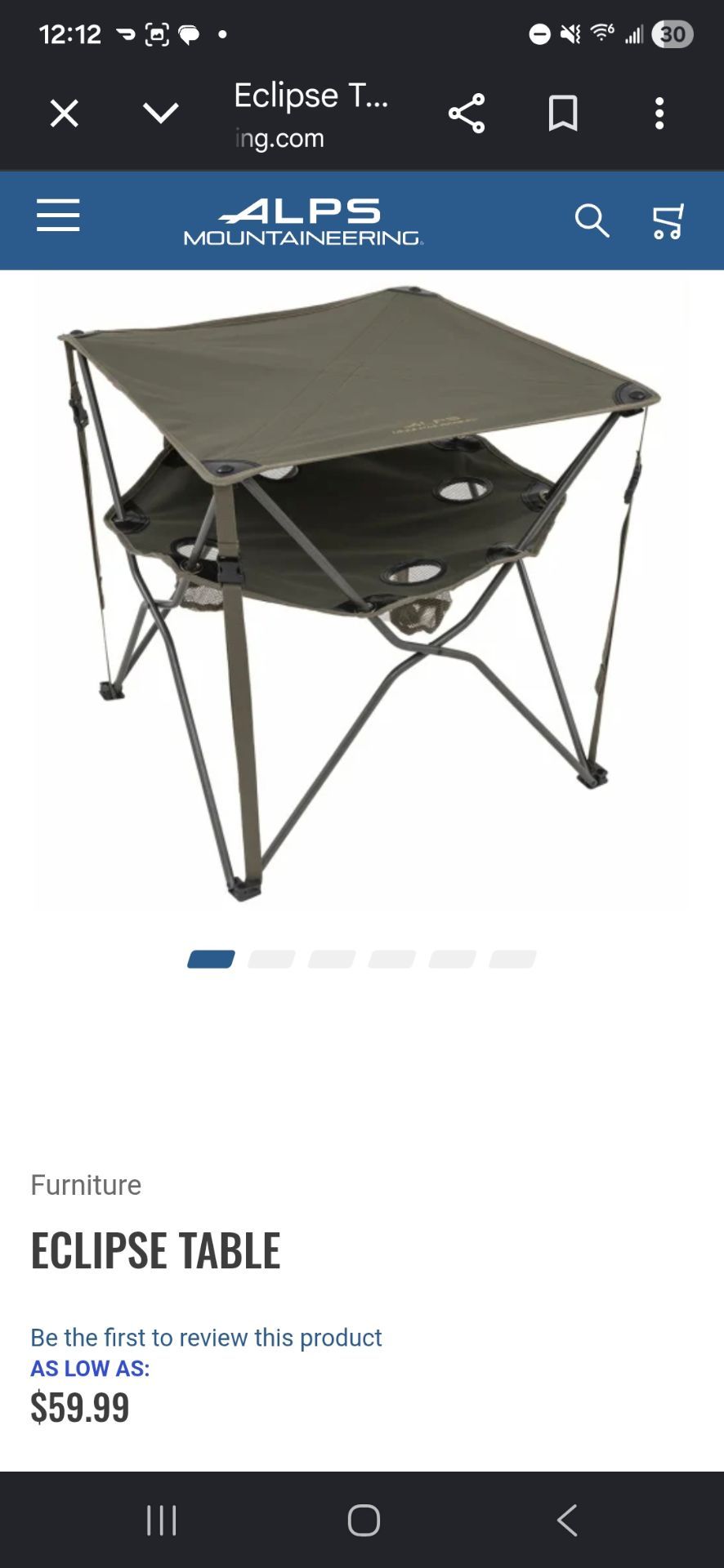 Camping table
