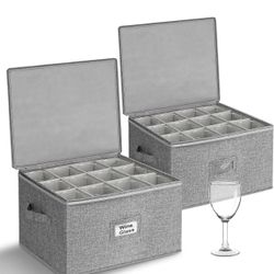 Wine Glass Storage Box (2 Pcs)