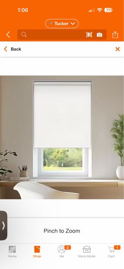 Cordless Light Filtering Window Roller Shade UV Protection Urban White 29 in. W x 72 in. L