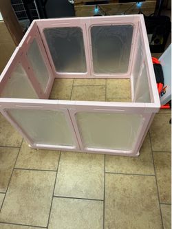 Clear dog/ animal pen  New in box $55