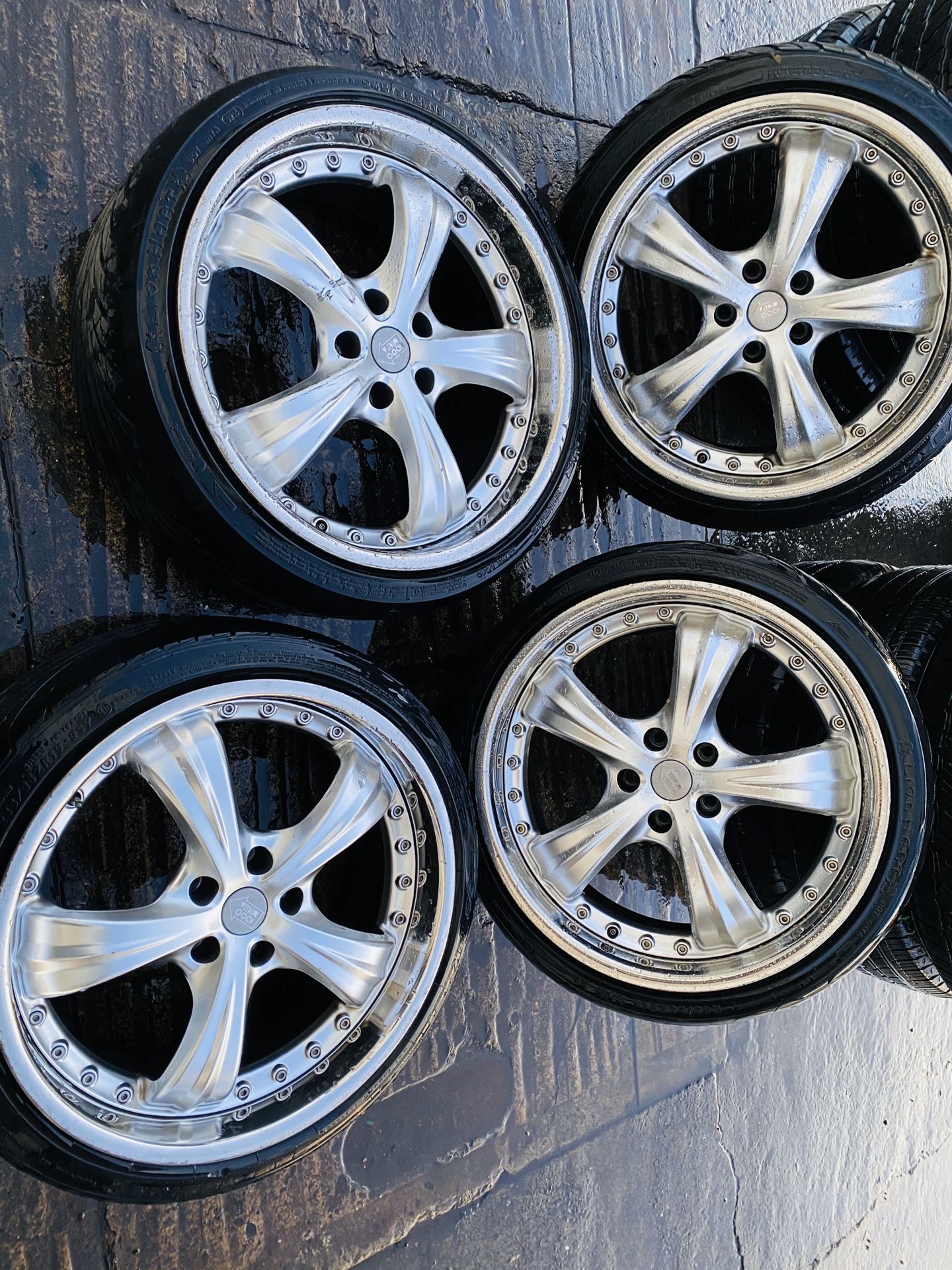 19” 4 wheels 5x112 bolt pattern MercedezAudi Volkswagen for Sale in