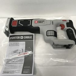  NEW Porter Cable PCC671 20 Volt Max Lithium Reciprocating Saw Tool Only