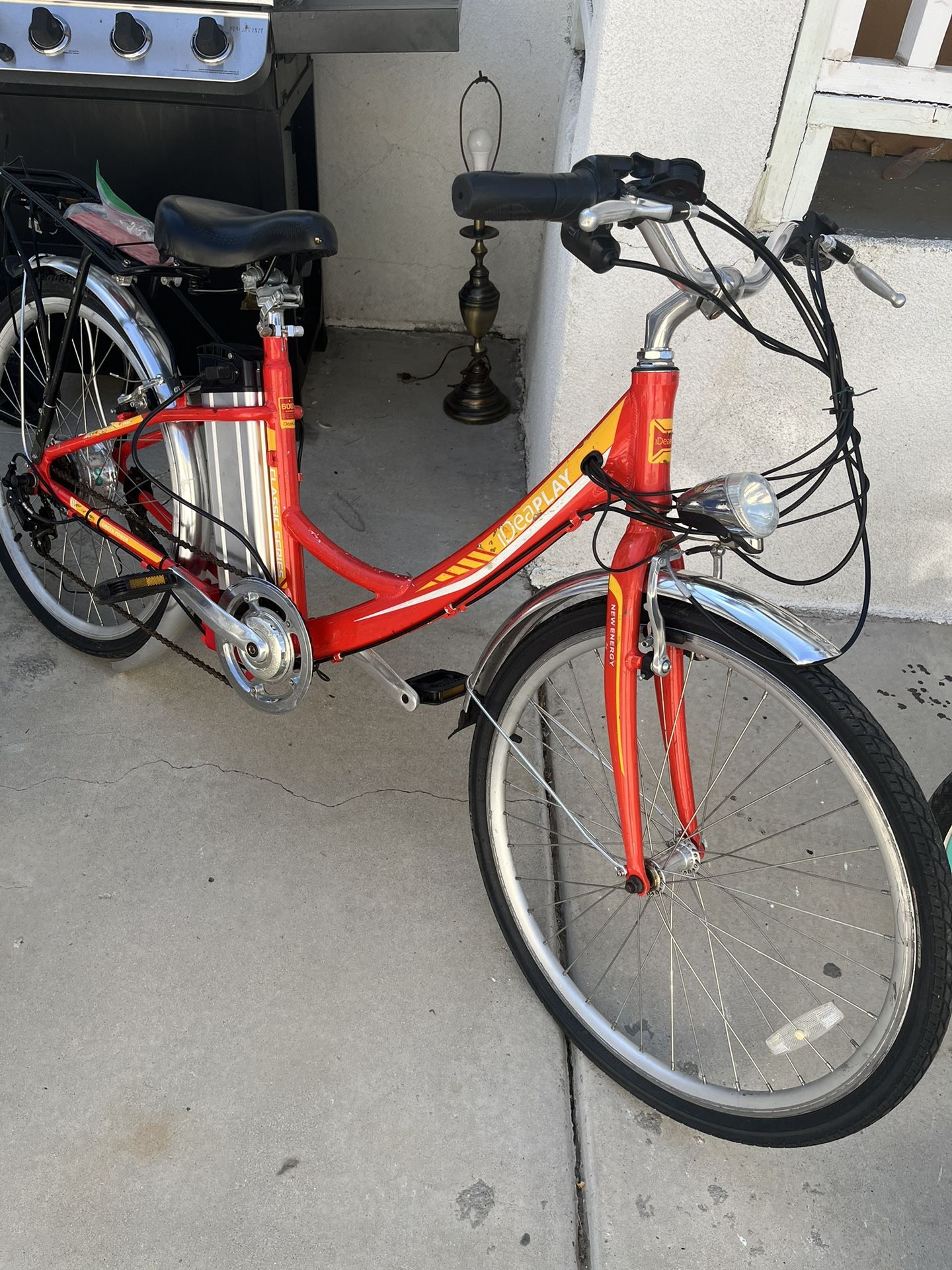 IDEAPLAY  ELECTRIC BIKE RED 
