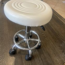 Swivel Stool/ White