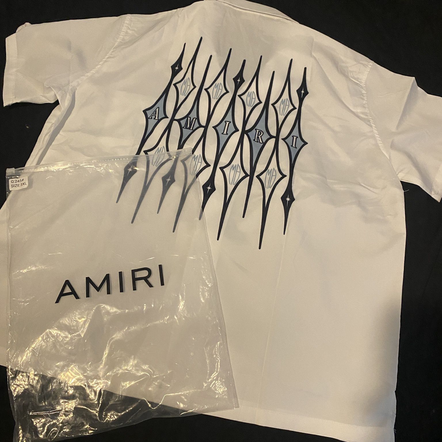 Amiri Aztec Button Down Shirt