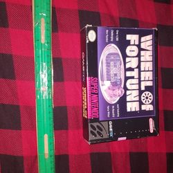 wheel of fourtune snes game 