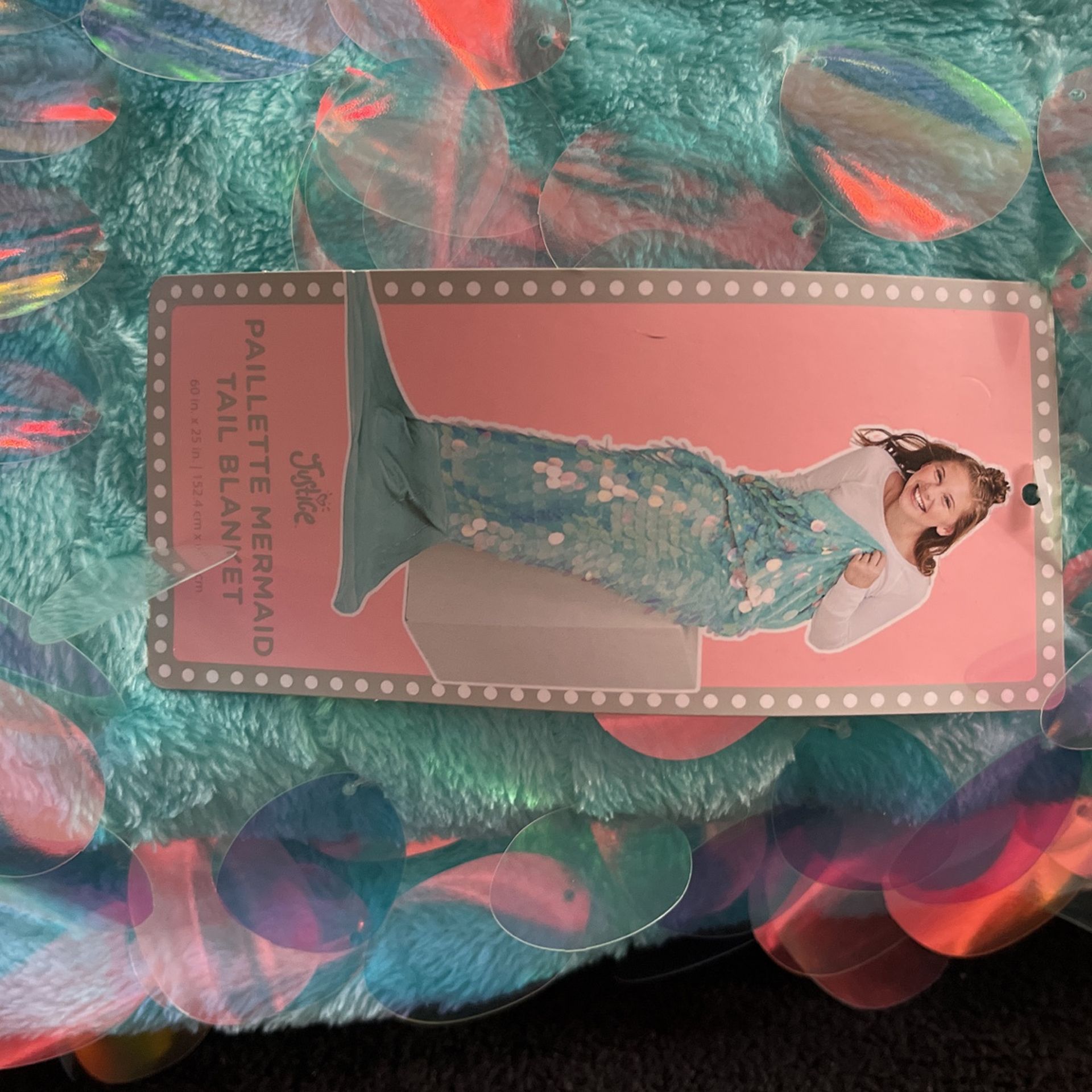 Justice mermaid tail blanket new arrivals