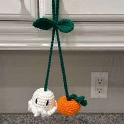 Handmade Crochet Car Mirror Hanger