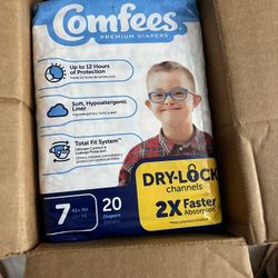 Comfees Diapers Size 7
