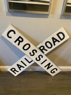 Retired Railroad Crossing Sign