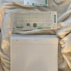 Free Lined Paper And Scantrons