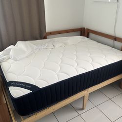 Full Size Mattress and Bed Frame LIKE NEW