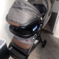 Baby Stroller With Car Seat Combo Semi New