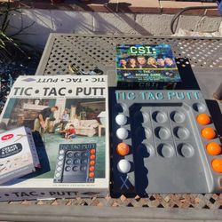 Party games+. Tic Tac Putt, CSI investigation board games, Karambit, Create And Craft Set