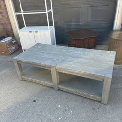 Large Calico Gray Coffee Table