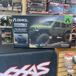 Axial SCX 6 Jeep Wrangler 1/6 Scale RC Truck.
