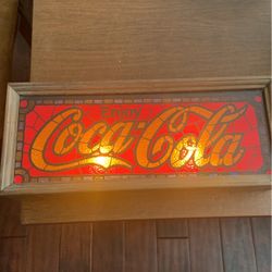 Vintage Coca Cola Lamp