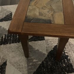Small Wooden Rock Table 