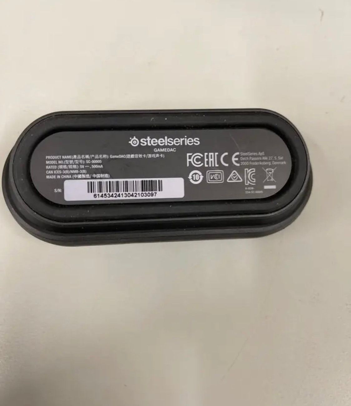 Used SteelSeries Gamedac SC-00005 No Cable Game DAC Only No Battery No Cable