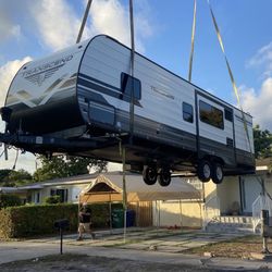 Shed Relocate,Rv Trailer Casita Crane 