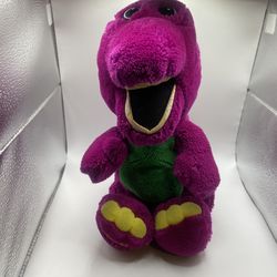Vintage 90’s Lyons Dakin Barney  Plush Stuffed Animal Soft Toy 14”