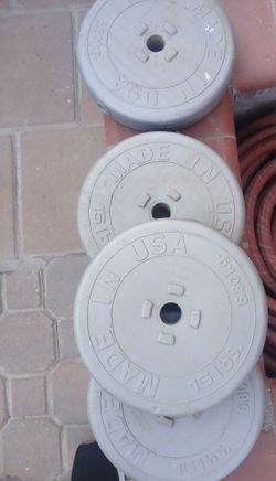 15 pound weights $5 Each