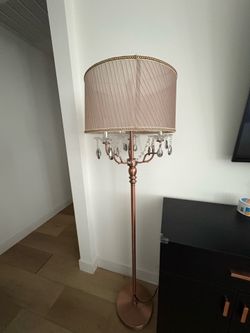 Rose Gold Living Room Bedside Lamp 5 ft