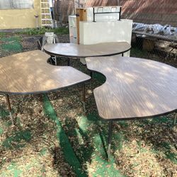 Wooden Kidney Tables