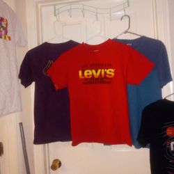 5  Men/boy Tshirts Size Small