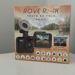 Brand New Sealed ROVE R2-4K Dash Cam & SD Card