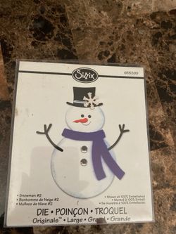 Snowman die