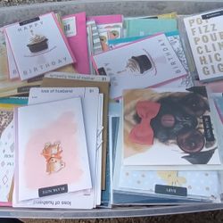 Over 200 Greeting Cards. 