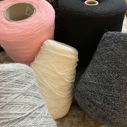 Cones Of yarn 