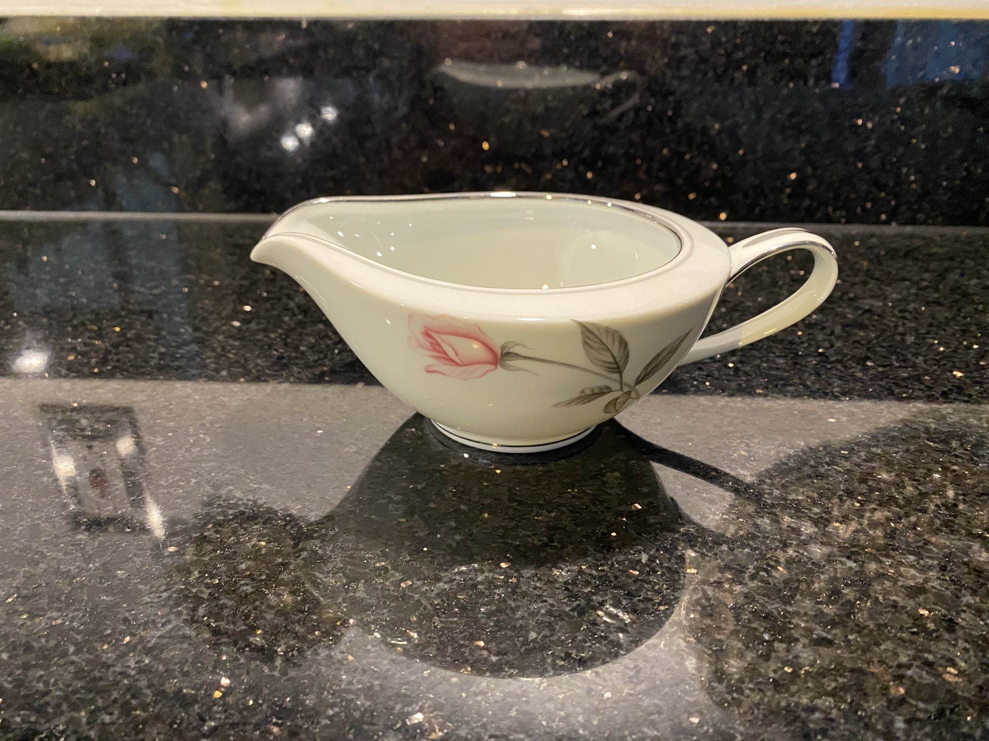 Vintage Noritake Rosemarie Creamer Cup Fine China Rose Pattern #6044