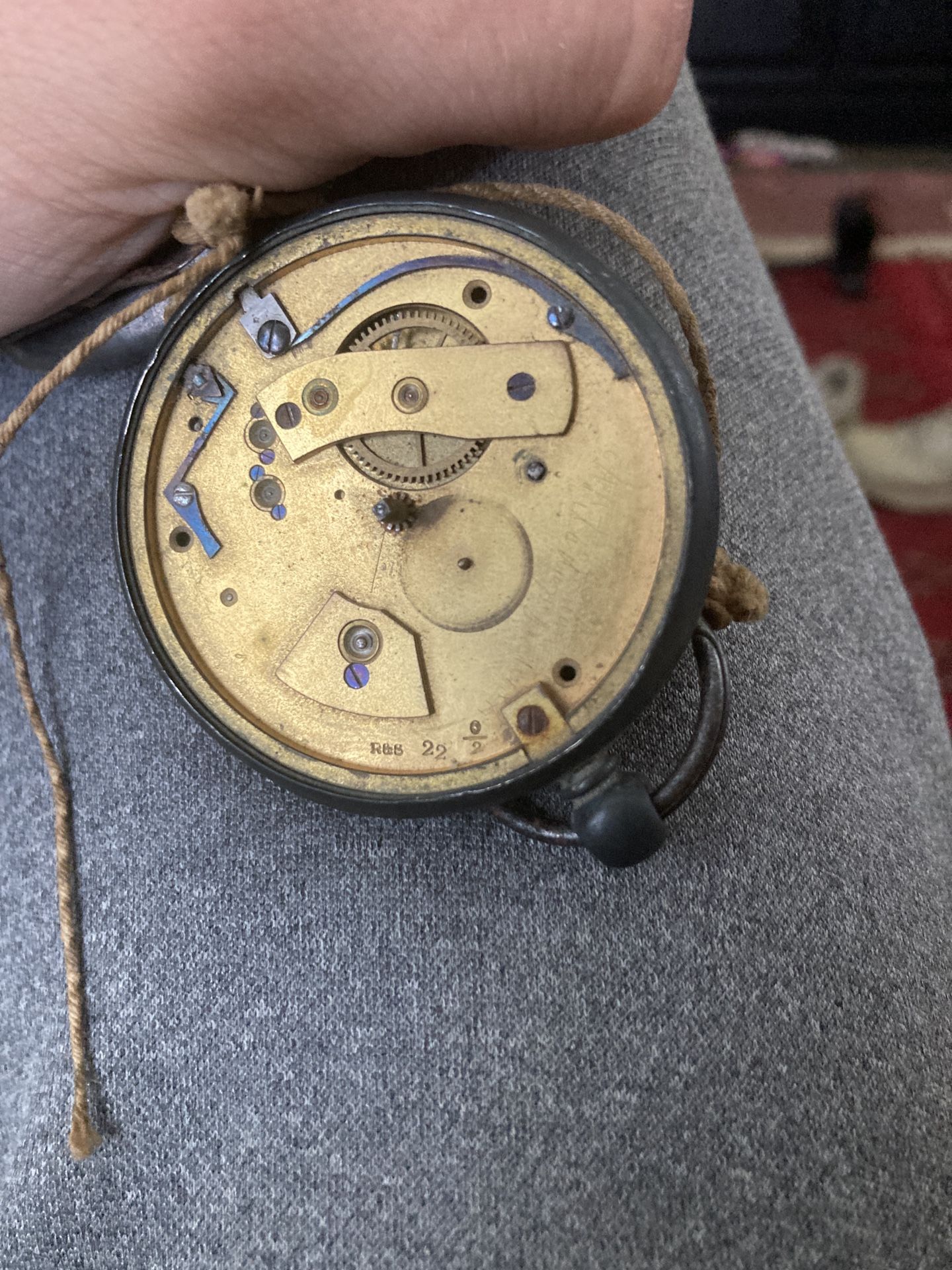 Solid Sterling 1850 Pocket Watch