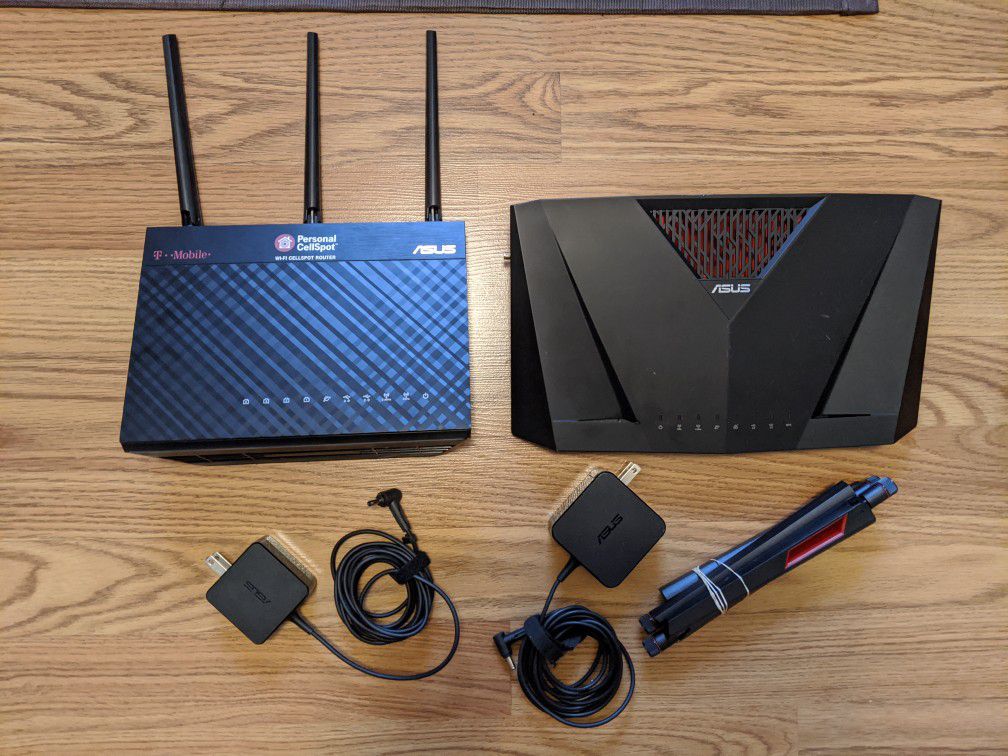 ASUS RT-AC88U and Two TM-AC68U AiMesh Router