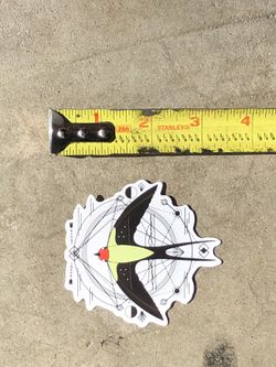 Geometric Swallow Sticker Slap