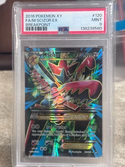 2016 Pokemon XY FA/M Scizor Breaking Point PSA 9