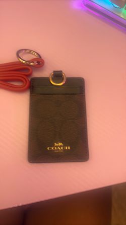 Coach id/badge holder