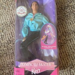 ater Ken Barbie Doll Box 1998 Winter Games