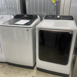 Samsung Washer And Electric Dryer Set