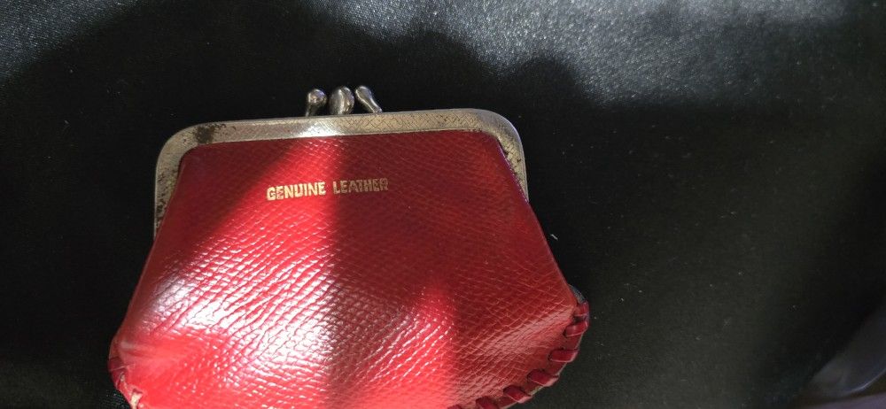Vintage 1960s Leather Purse