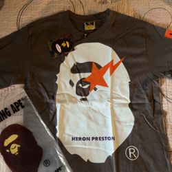 Bape X heron Preston